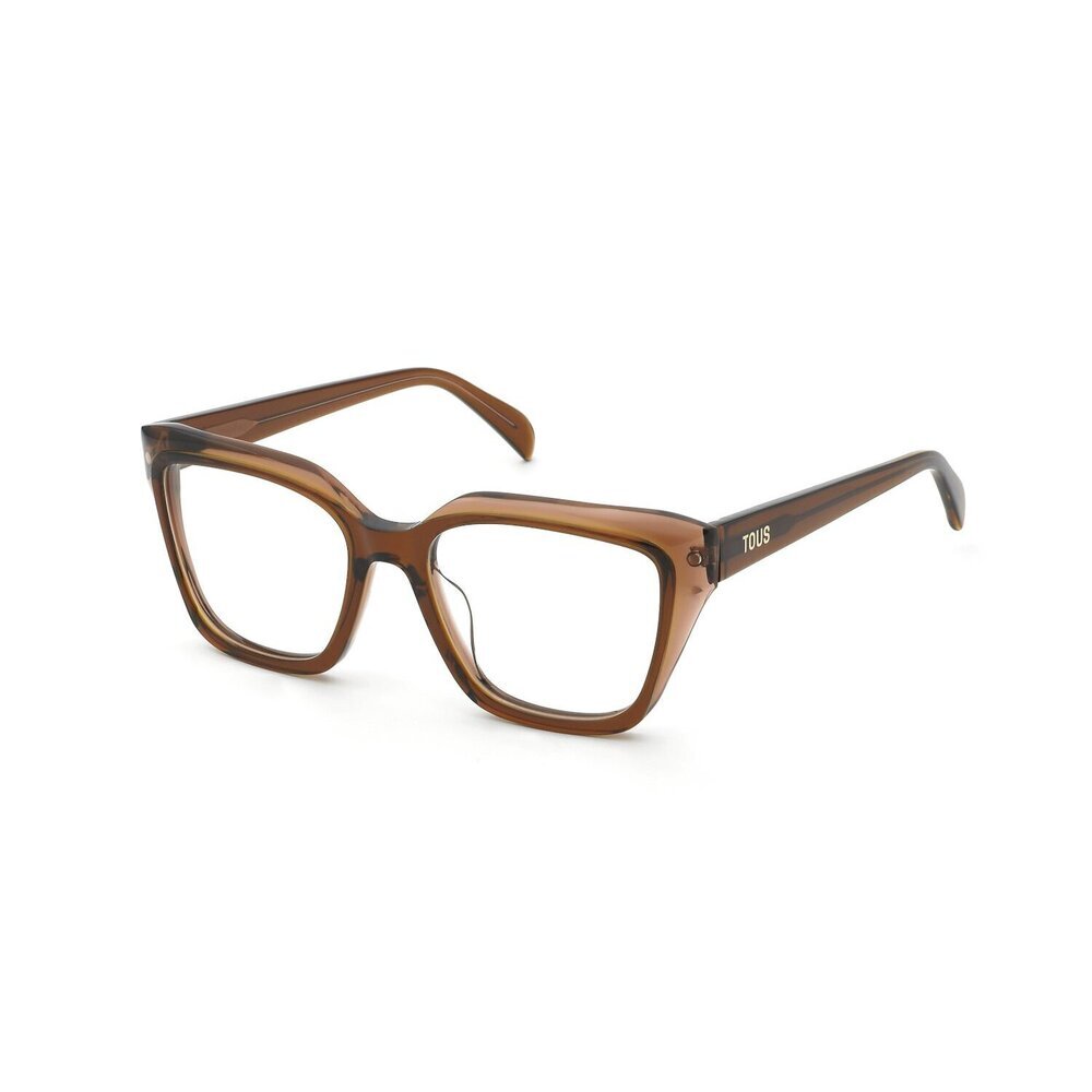 NWT Tous VTOD17-09HL Brown Top+Beige 53mm Eyeglasses